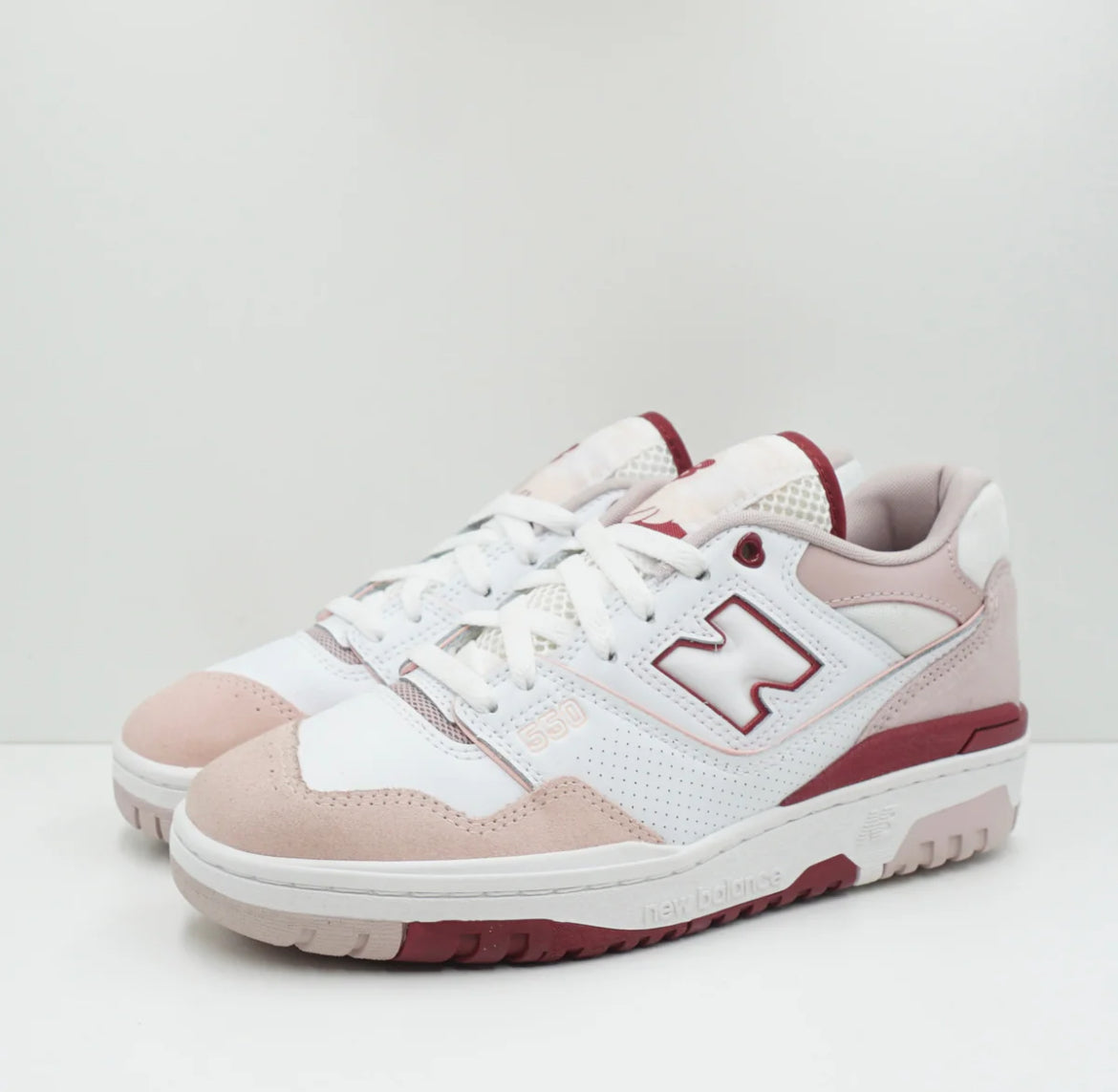 New Balance - 550 White Scarlet (W)