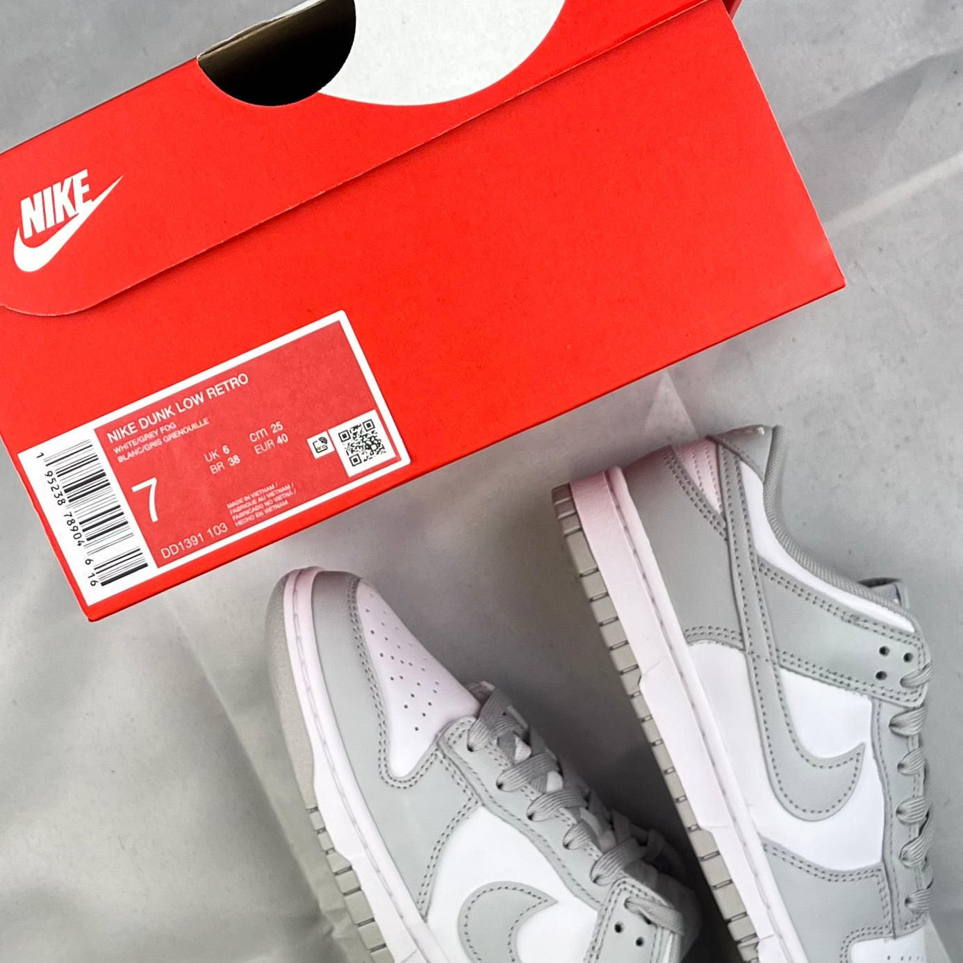 Nike Dunk Grey Fog Low