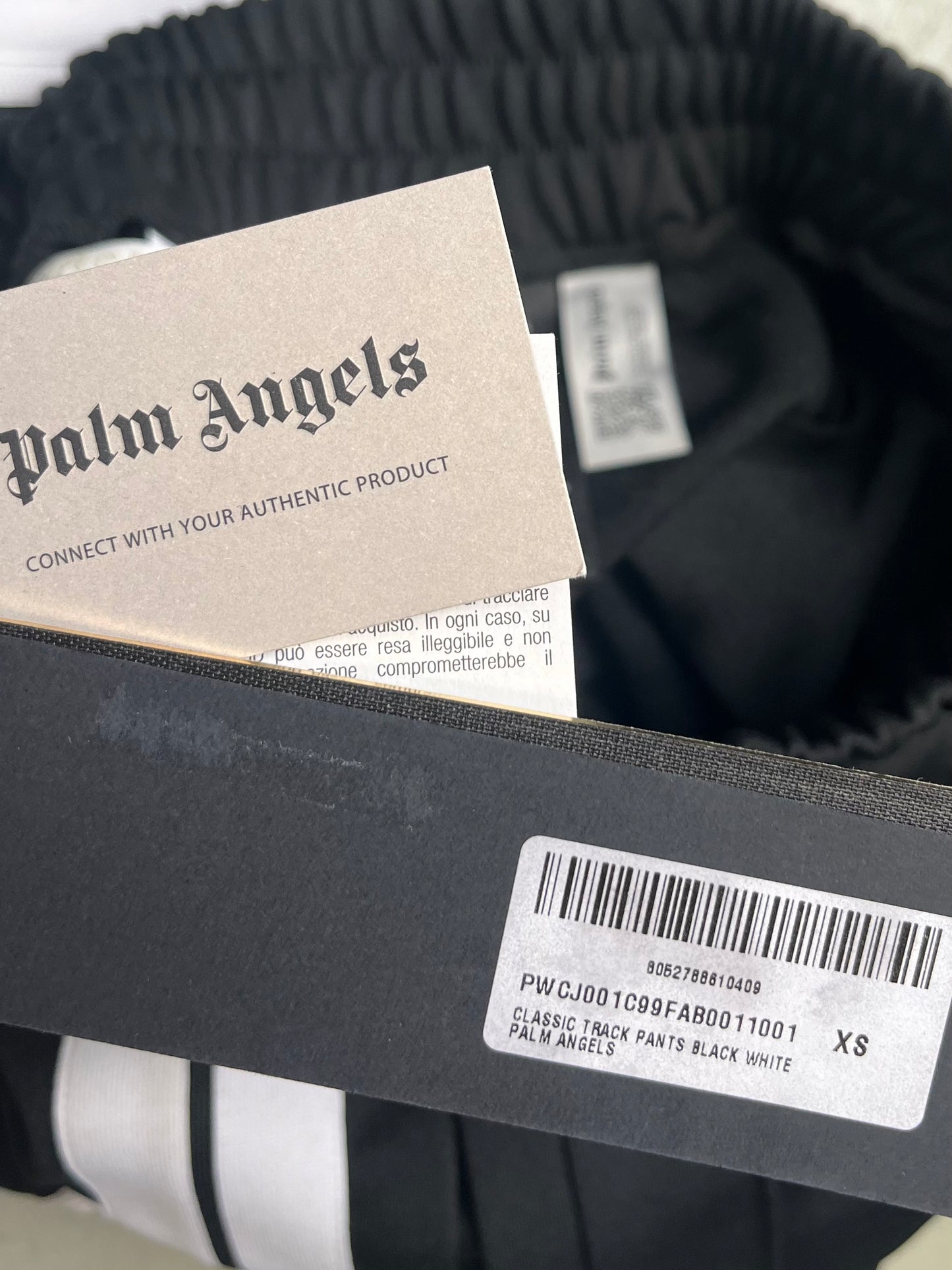 Palm Angels - Classic Track Pants Black Withe