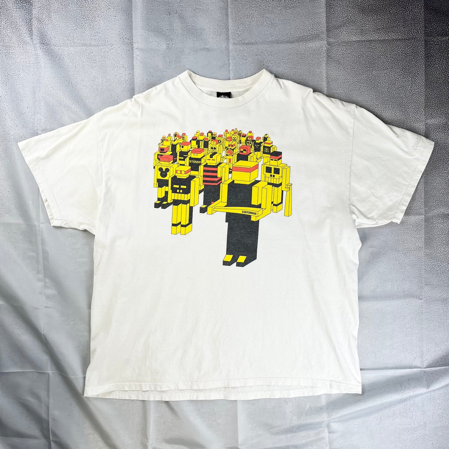 Stüssy Customade x Delta Robot White Tee Limited Edition