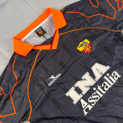 Diadora - Retro AS Roma Fotbollsjersey