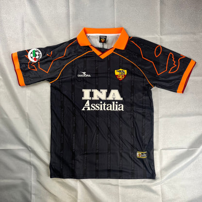 Diadora - Retro AS Roma Fotbollsjersey